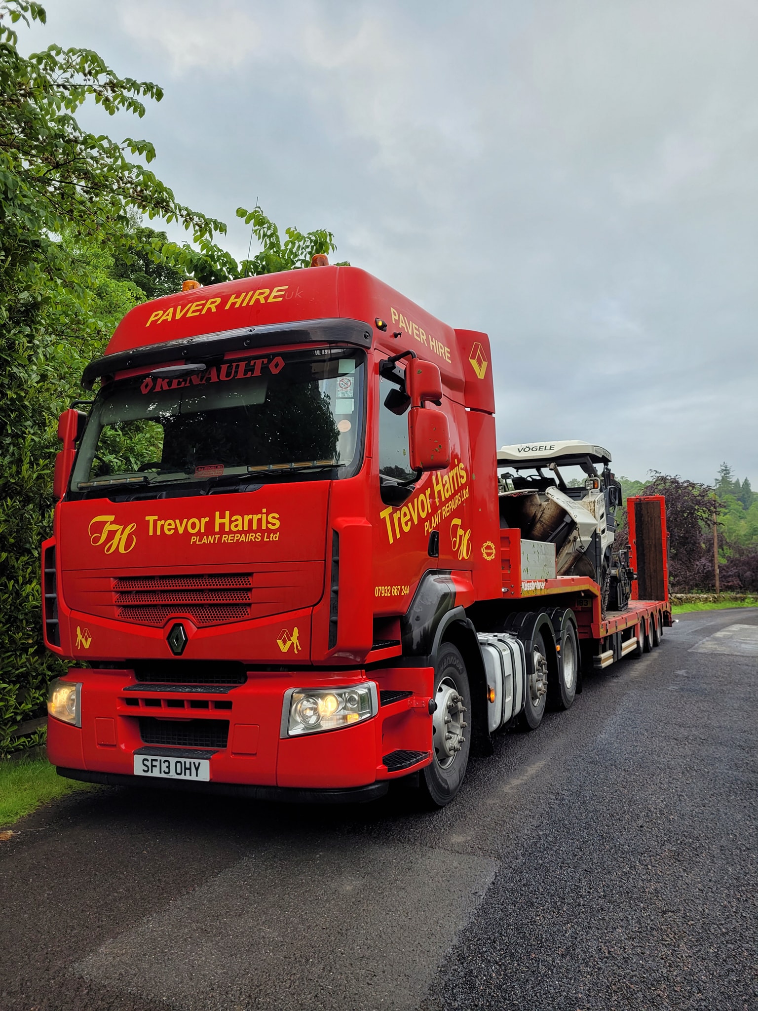Trevor Harris Loader with 1303 on the back